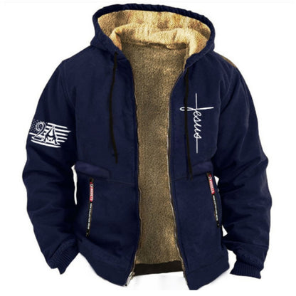 ✨【S-3XL】Elegante chaqueta de otoño e invierno para hombre hecha de terciopelo ligero: aislante, ligera y cómoda