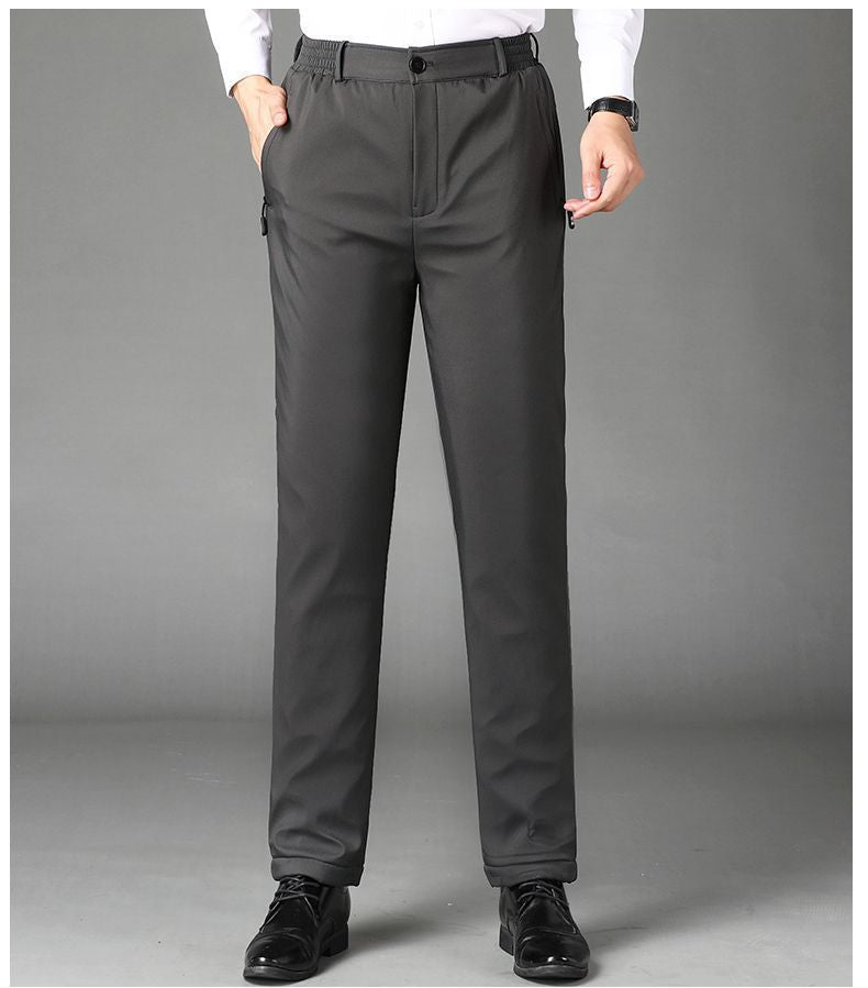 🔥🔥【M-5XL】Pantalones de algodón con forro tipo sándwich y autocalentable de grafeno.