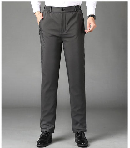 🔥🔥【M-5XL】Pantalones de algodón con forro tipo sándwich y autocalentable de grafeno.