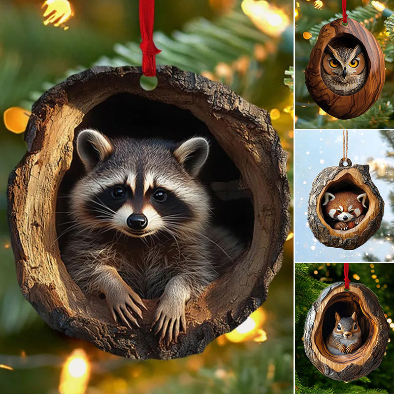 【10 piezas】🎄Adornos navideños de animales. Decoración colgante para animales pequeños💖
