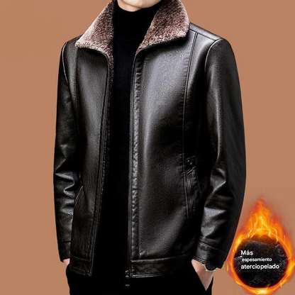 🔥【Éxito de ventas】🔥【M-3XL】⛄Abrigo de invierno para hombre 2025, confeccionado en suave y gruesa piel de oveja, estilo casual