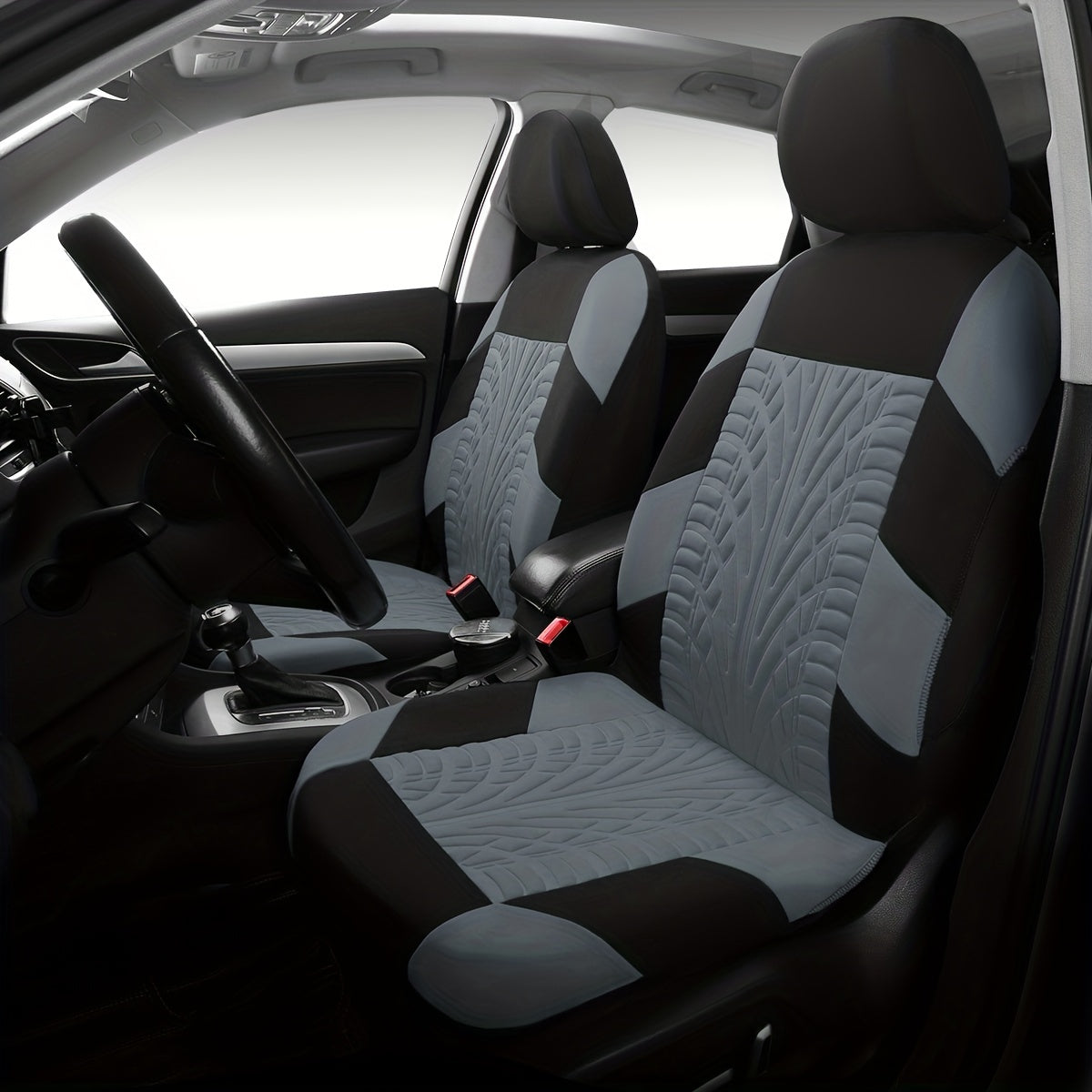 🚗🚗【Reducere temporară de 50% 🔥】Set nou și modern din 2025 de huse universale pentru scaune auto, din piele moale, set de 2 piese