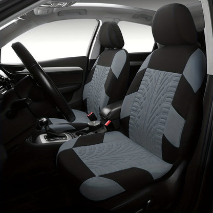 🚗🚗【Reducere temporară de 50% 🔥】Set nou și modern din 2025 de huse universale pentru scaune auto, din piele moale, set de 2 piese