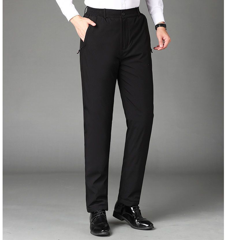 🔥🔥【M-5XL】Pantalones de algodón con forro tipo sándwich y autocalentable de grafeno.