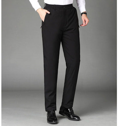 🔥🔥【M-5XL】Pantalones de algodón con forro tipo sándwich y autocalentable de grafeno.