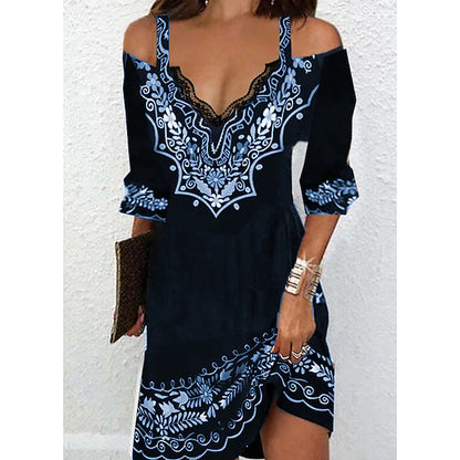 🌸👗【Sleva 50%】【S-5XL】Nové šaty 2025 – s ramínky, hedvábné a pohodlné na jaro a léto