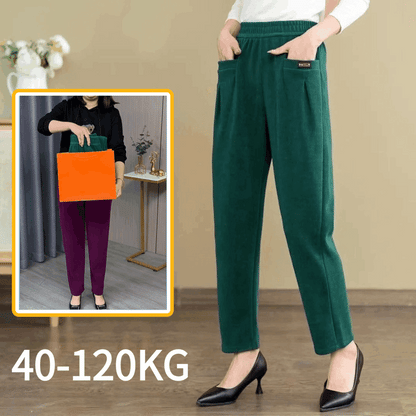 ✅【Descuento de invierno -43% 🔥🔥】Pantalones de ocio para mujer confeccionados en puro algodón, pana