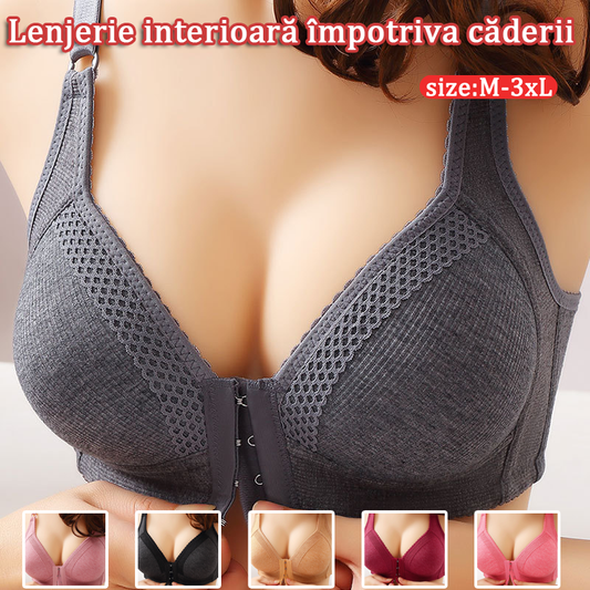 💥【50% reducere】【Pachet de 3】❤️✨Sutien push-up de înaltă calitate, fără cusături, la modă și sexy, previne căderea