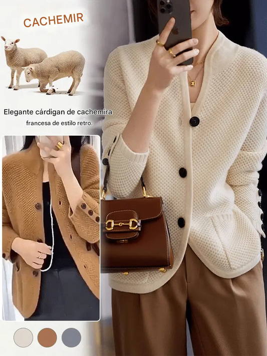🍂【Descuentos de temporada -49% 🔥】Nuevo cárdigan de punto de moda otoño-invierno para mujer