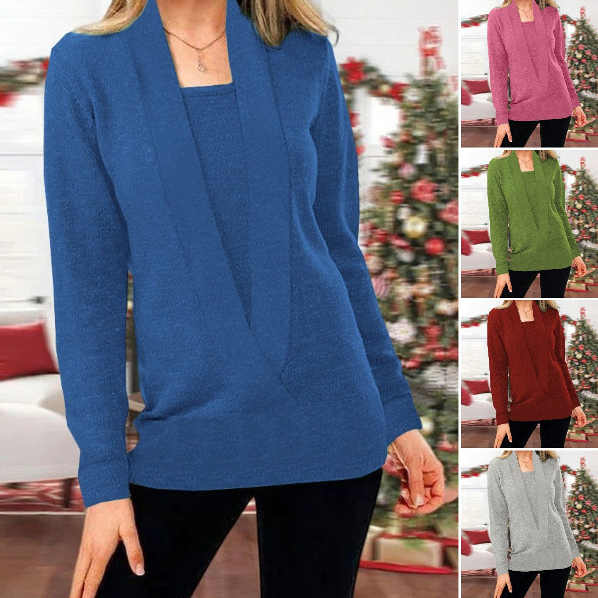 🐏🔥 Zľavnená cena -39%🔥【S-6XL】Jesenné a zimné nové dámske pletené oblečenie