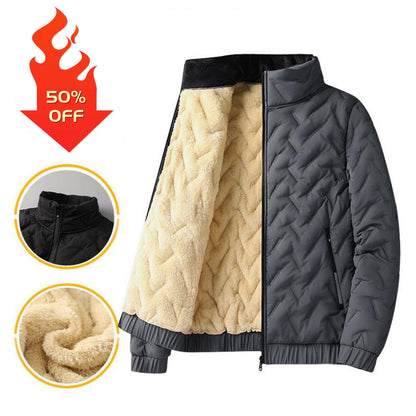 🧥 Descuento -47% 🔥🔥【L-8XL】Chaqueta de invierno para hombre de terciopelo y algodón con mayor volumen