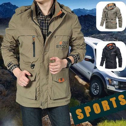 🔥【M-5XL】Chaqueta impermeable y cortavientos para hombre otoño 2025