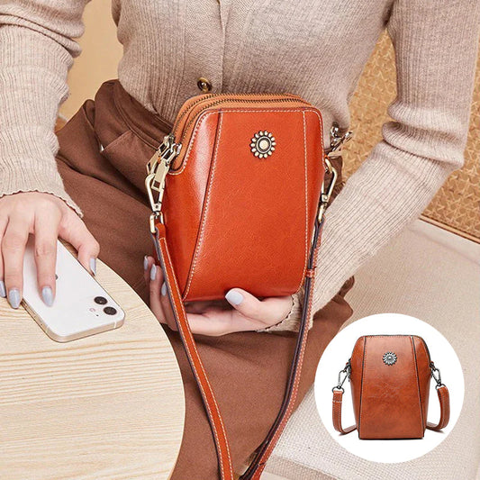 🔥💥Último día - 50% de descuento💥🔥 —— Bolso moderno de piel suave para móvil, mini bolso bandolera de mujer