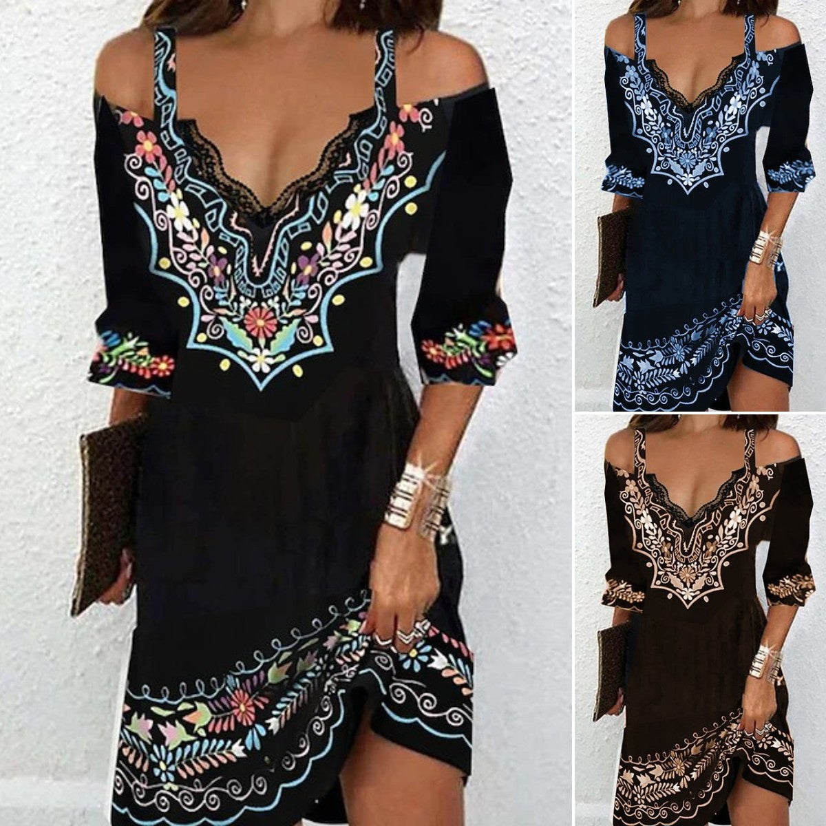 🌸👗【Sleva 50%】【S-5XL】Nové šaty 2025 – s ramínky, hedvábné a pohodlné na jaro a léto