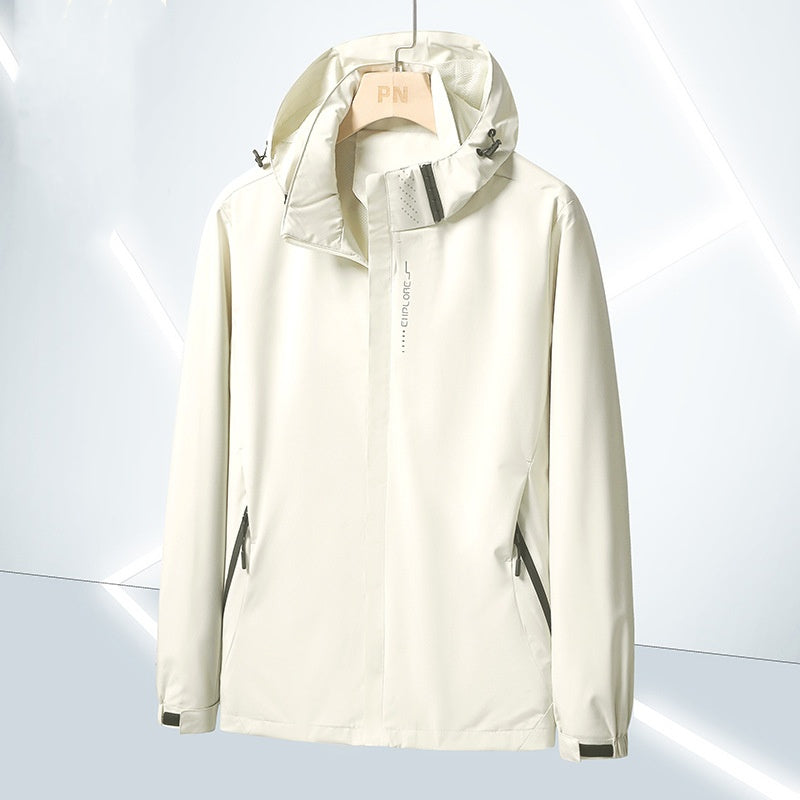 🔥Precio de descuento -46%🔥【M-5XL】Chaqueta impermeable y cortavientos 3 en 1 para hombre con capucha