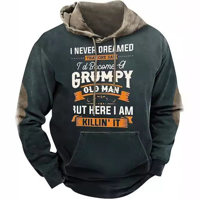 🧥 Descuento -48% 🔥🔥【S-6XL】Sudadera con capucha para hombre con estampado digital 3D retro