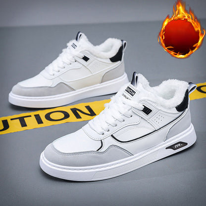 👟🔥 Descuento -47%🔥 【39-44】Nuevas zapatillas deportivas para hombre de otoño/invierno, con botín de terciopelo y acolchado cálido y grueso.