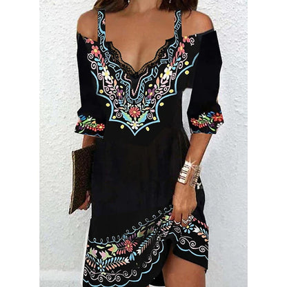 🌸👗【Sleva 50%】【S-5XL】Nové šaty 2025 – s ramínky, hedvábné a pohodlné na jaro a léto