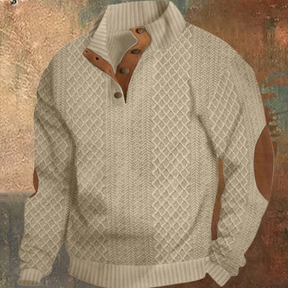 🔥【S-5XL】 Jesenné a zimné pánsky ležérny stojací golier s dlhými rukávmi, mäkké a pohodlné, teplé a vetruodolné