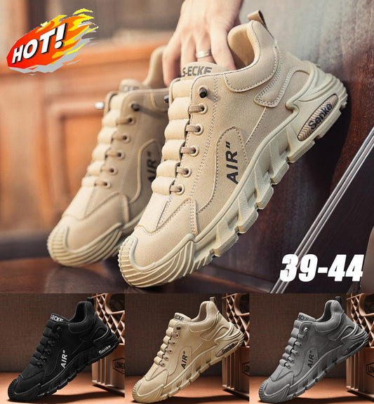 🔥(39-44) Zapatos casuales impermeables y transpirables para hombre, suela suave, cómodos de llevar.