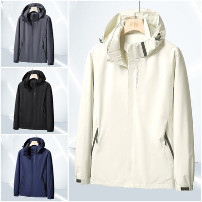 🔥Precio de descuento -46%🔥【M-5XL】Chaqueta impermeable y cortavientos 3 en 1 para hombre con capucha