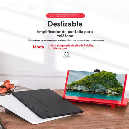 🔥Último día con un 49% de descuento - La última versión del magnificador de pantalla para móviles✨ (imagen más brillante, protección ocular contra la luz azul, visualización 3D, apto para todas las edades)