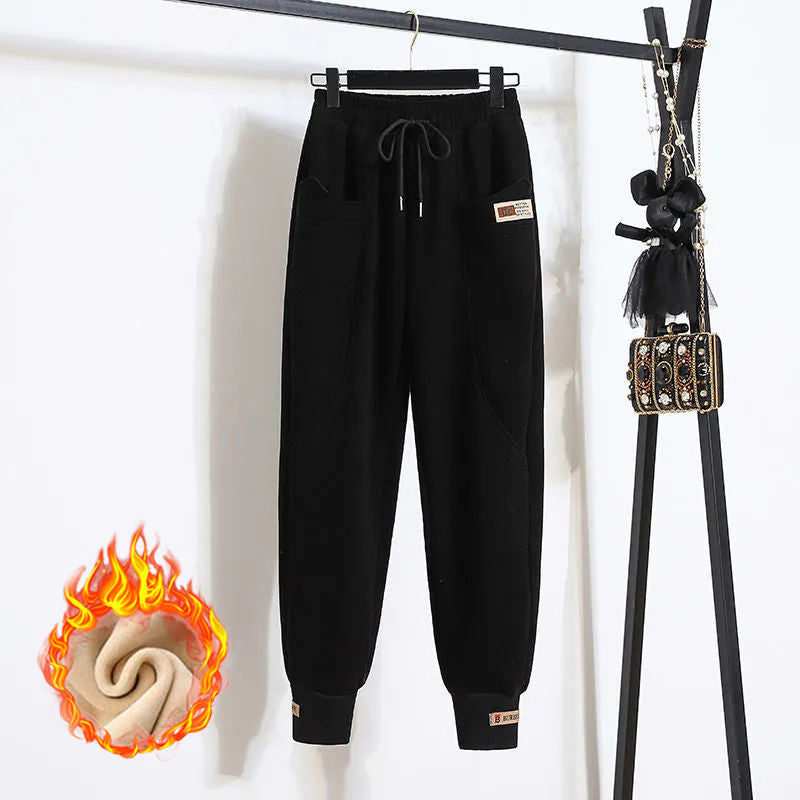 🔥✅【50-100 kg】Nohavice z čistého bavlneného zamatu s elastickým pásom, neblednú a nekrčia sa