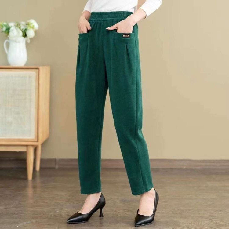✅【Descuento de invierno -43% 🔥🔥】Pantalones de ocio para mujer confeccionados en puro algodón, pana